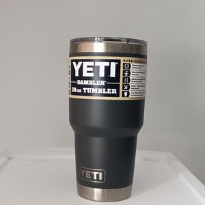 NEW Yeti 30oz Rambler Tumbler Mag-slider Lid Insulated Travel Charcoal Gray